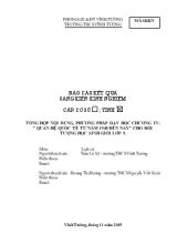 Chuyên đề Quan hệ quốc tế từ năm 1945 đến nay
